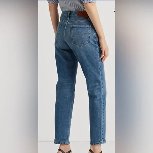 Lauren Ralph Lauren Relaxed Taper Jeans size 8 - Picture 4 of 9